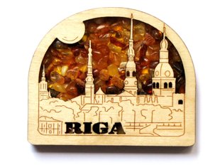 Magnēts ar Rīgas panorāmu
